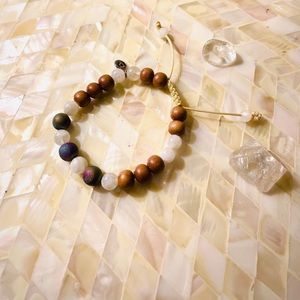 Tiny Devotions Moonstone Yoga Mala Bracelet